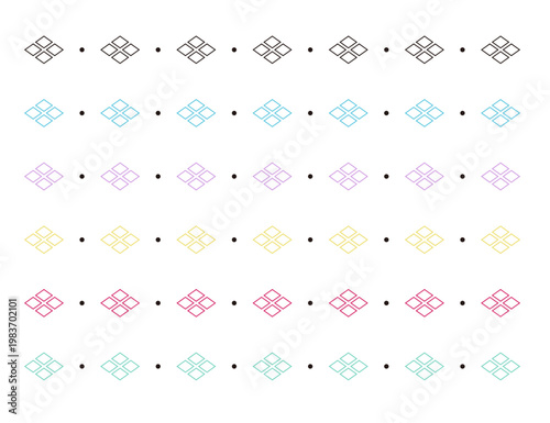 武田菱を使ったライン ６種類セット