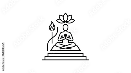 Meditation and Mindfulness Icon