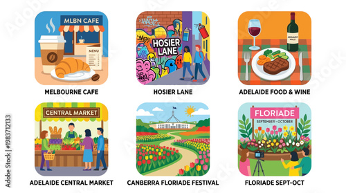 Melbourne city tourist attractions and events in Australia