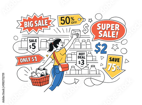 Village Architecture. Colorful flat vector icons set of Village Architecture: cottage house, thatched roof, stone house, wooden cabin, village gate, bell