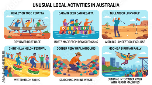 Unusual local activities and events in Australia to explore and enjoy