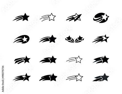 learning management systems. Icon set. Set Logo of learning management systems: progress tracking analytics. harmonious logo variations of the same emblematic