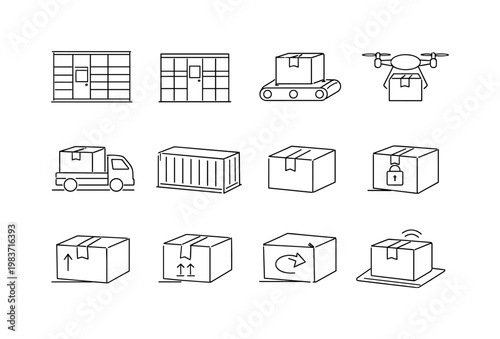 Dynamics and expression. Line icon set of Dynamics and expression: forte symbol, piano symbol, mezzo forte, mezzo piano, crescendo hairpin, diminuendo hairpin,
