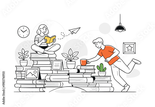 RuralLife. Isometric flat vector icons set of RuralLife: countryman near farmhouse, wooden fence section, hay bale stack, dirt road path, countryside tree,