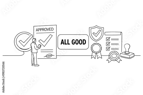 Road Travel Stories flat vector digital illustration, doodle flat, thick outline, expressive characters, simple shapes, playful proportions, exaggerated scale,