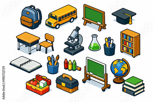 Team Collaboration Group Clean focused isometric composition with one oversized team meeting table, one shared target board, and one collaboration handshake