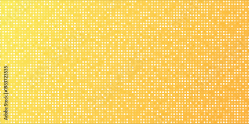 Shining gold disco party pattern background. Iridescent golden sequin mosaic texture. Sparkling yellow halftone wallpaper. Pop up comic glowing glitter backdrop. vector design template eps10