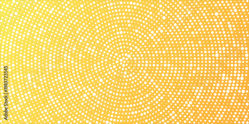 Shining gold disco party pattern background. Iridescent golden sequin mosaic texture. Sparkling yellow halftone wallpaper. Pop up comic glowing glitter backdrop. vector design template eps10