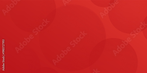 White circle geometric red abstract background. vector
