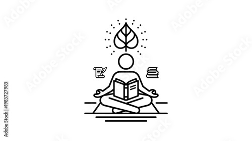 Zen Reading Peaceful Contemplation and Enlightenment