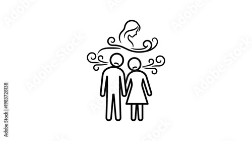 Couple Feeling Overwhelmed with a Stressful Situation