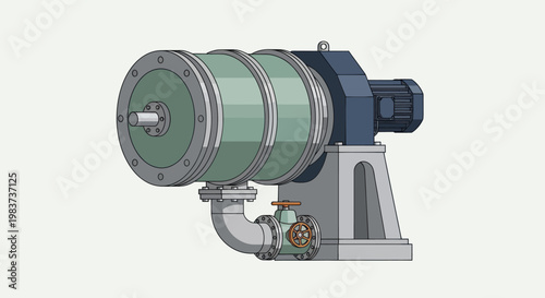 Industrial Centrifuge Machine for Separation Processes.