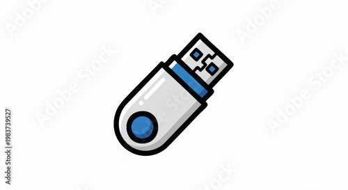 USB flash drive data storage device.