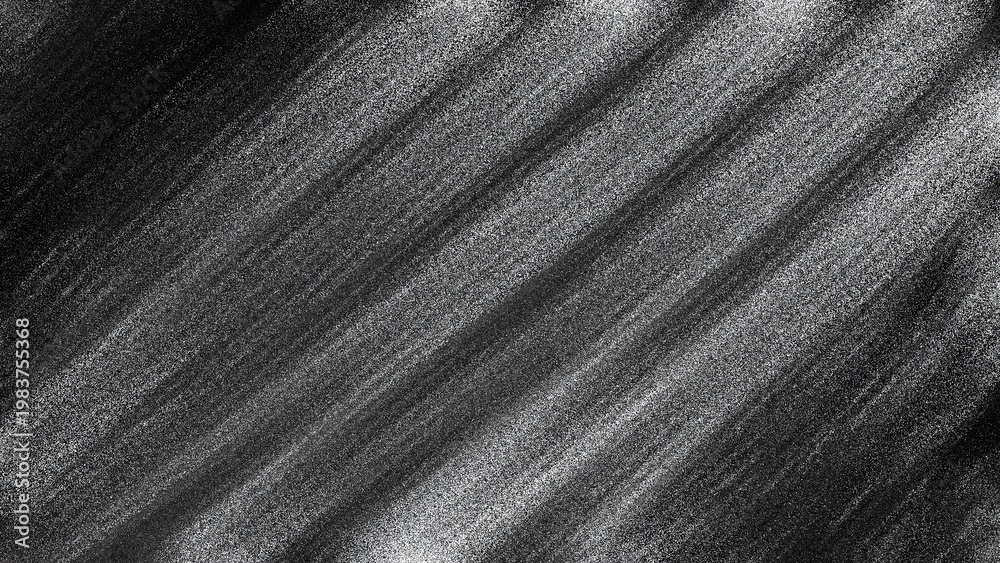 Fototapeta premium Dark black diagonal grain brush stroke texture grunge background abstract noise overlay for poster music cover social media graphic design