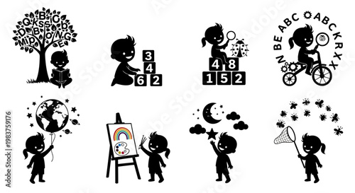 Children's Silhouette Art: Learning, Creativity, and Imagination
