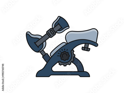 Medical device for patient positioning during procedures. Adjustable straps and support for comfort and stability.