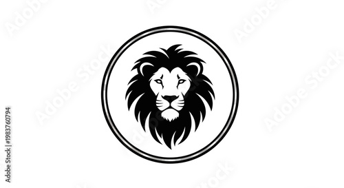 Majestic Lion Head Logo Design Symbolizing Power and Strength
