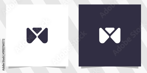 letter w logo design vector