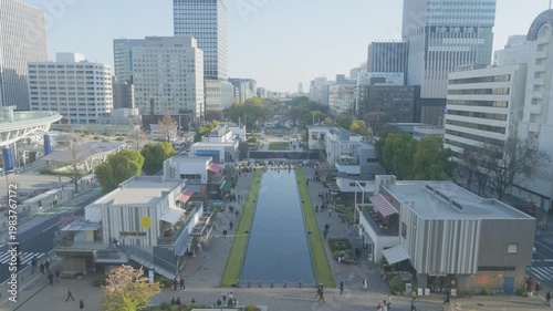 名古屋栄のセントラルパークの風景動画