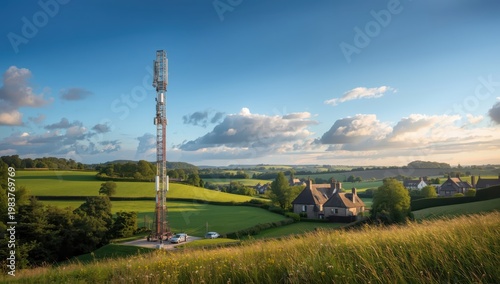 5G cell tower in the UK