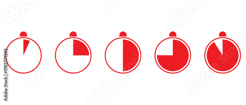 stopwatch vector illustration, stopwatch icon on white background.