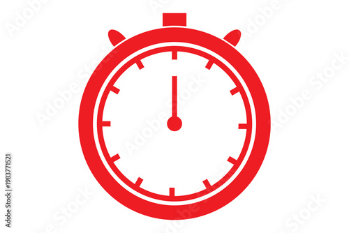 stopwatch vector illustration, stopwatch icon on white background.