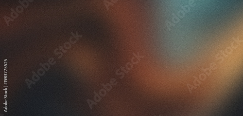 Foto Abstract grainy gradient background with warm amber and deep brown tones, soft blurred texture with cinematic lighting effects, moody atmospheric backdrop for creative digital design projects