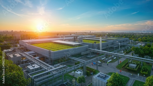 Manufacturing facilities can implement eco-friendly technologies to lessen emissions and conserve natural resources.