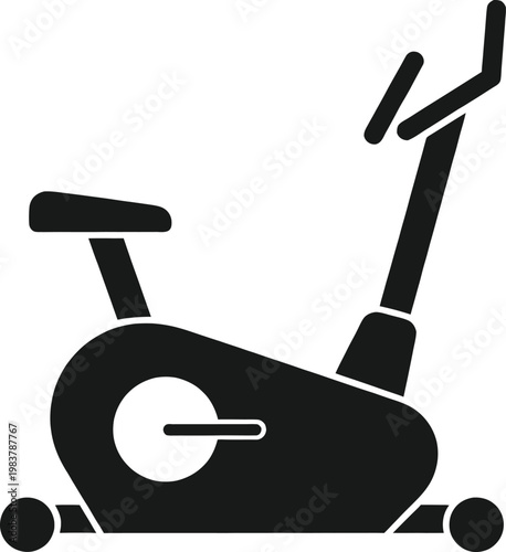 exercise bike, fitness equipment, gym icon, workout machine, cycling
