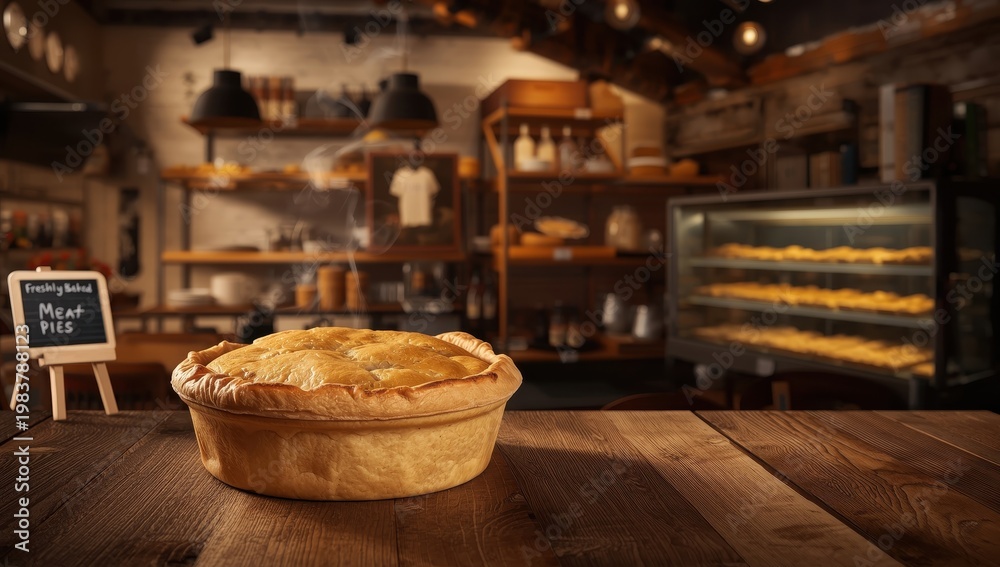 Fototapeta premium traditional meat pie treat