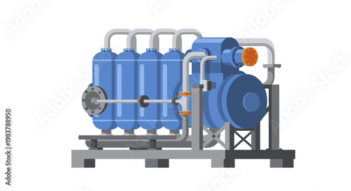 Industrial Compressor System for Energy and Power Generation.