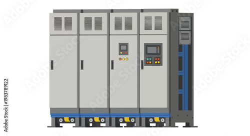 Industrial Electrical Control Panels and Cabinets for Power Distribution.