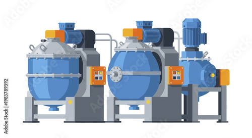 Industrial Mixing Machines for Chemical Processing and Manufacturing.