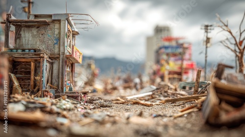 Devastation after calamity in an urban landscape: exploring the aftermath