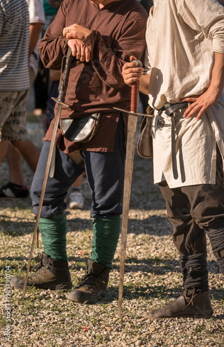  a collectible medieval-style sword , Steel Hunting Long Sword, Battle Sword