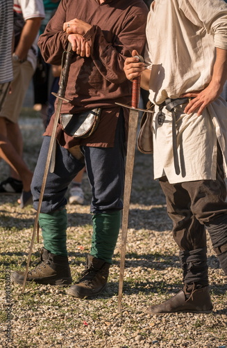  a collectible medieval-style sword , Steel Hunting Long Sword, Battle Sword