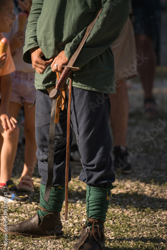  a collectible medieval-style sword , Steel Hunting Long Sword, Battle Sword