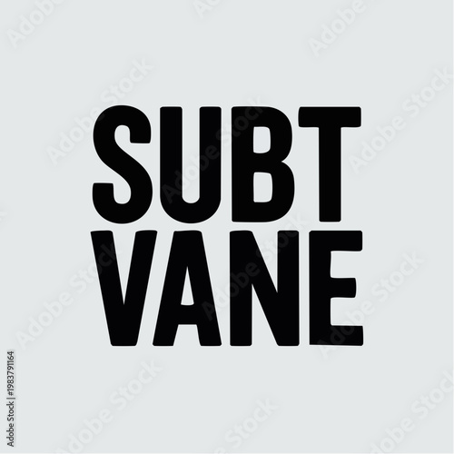 Subt Vane logo text