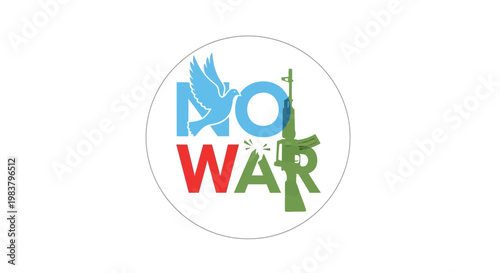 Dove of Peace, No War Symbol, Anti-War Message, Conflict Resolution