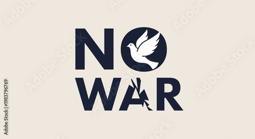 No War Dove Symbol