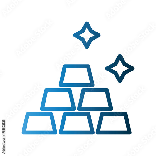 Bullion icon design template