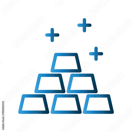 Bullion icon design template