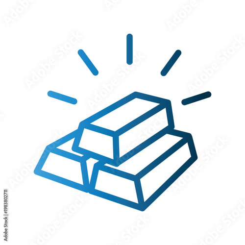Bullion icon design template