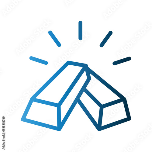 Bullion icon design template