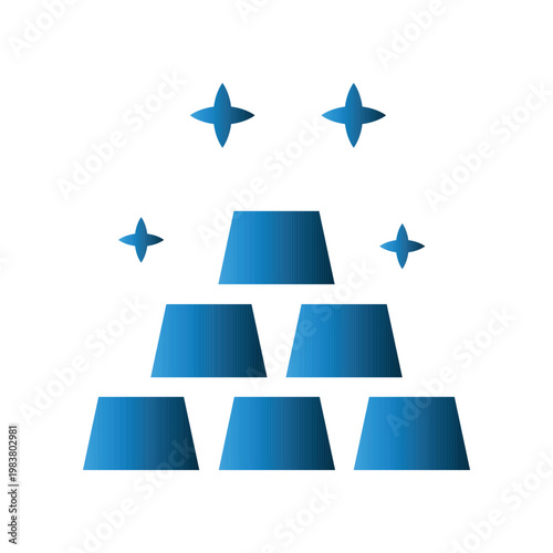 Bullion icon design template