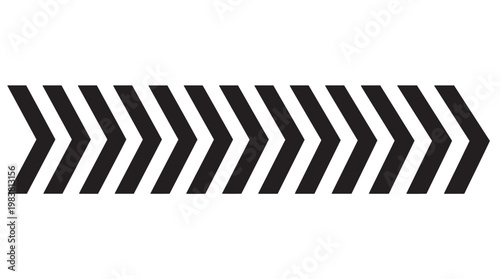 Black chevron arrows, right pointing, geometric shapes, abstract design elements, vector graphics