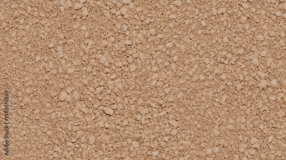 Fototapeta premium A macro close-up of a brown textured carpet pattern reveals a material surface with a flat sand-like design suitable for a blank office bulletin board backdrop