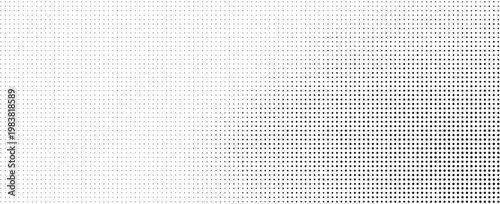 Abstract black dot pattern background with gradient effect black and white halftone background abstract gradient geometric