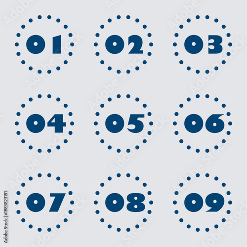 イラスト素材：ポイント,吹き出し,数字,付箋,注目,注意,重要	