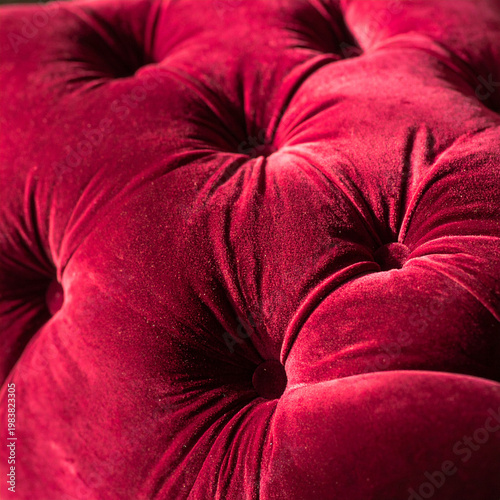 Button tucked furniture is a retro design still currently used with modern furniture